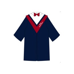 設計藍色白色紅色撞色畢業袍     訂製幼兒園畢業袍    100%polyester   東華三院幼兒園   畢業袍生產商   DA608 設計藍色白色紅色撞色畢業袍     訂製幼兒園畢業袍    100%polyester   東華三院幼兒園   畢業袍生產商   DA608